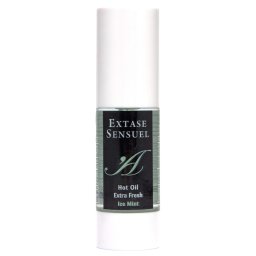 Extase Sensuel - hűsítő-melegítő masszázsolaj (menta, 30 ml)