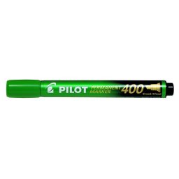PILOT Alkoholos marker, 1,5-4 mm, vágott, PILOT "Permanent Marker 400", zöld