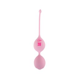 Cuties - duplagolyós szilikon gésagolyó kegel tornához (rózsaszín)