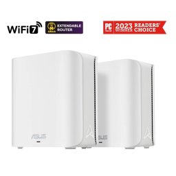 ASUS ZenWifi BD4 2-es csomag, WiFi7 bővíthető router, AiMesh, 2x WAN/LAN