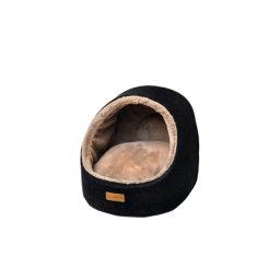 ZooBeeDoo fekhely Mini Cave - fekete 43x42x37 cm