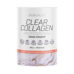 BioTechUsa Clear Collagen Professional italpor rózsa-gránátalma ízű 350g