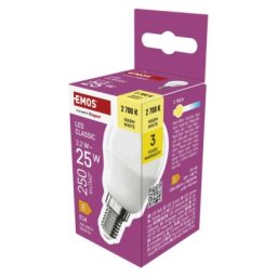 CLS Mini Globe LED-izzó / E14 / 2,2 W (25 W) / 250 lm / meleg fehér
