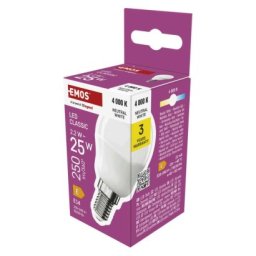CLS Mini Globe LED-izzó / E14 / 2,2 W (25 W) / 250 lm / semleges fehér