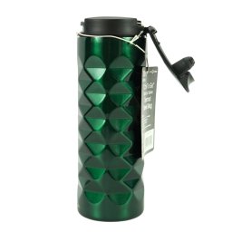 Rozsdamentes termosz MALACHIT 370 ml, zöld