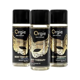 Orgie Sexy Therapy - érzéki masszázsolaj szett (3 × 30 ml)