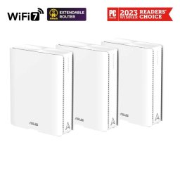 ASUS ZenWifi BQ16 3-as csomag, WiFi7 bővíthető router, AiMesh, 2x WAN/LAN, 3x LAN, 1x USB 3.0