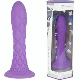 Silexd - Fantasy Line Dreamy prémium dildó (18,5 cm - lila)