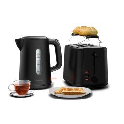Klarstein Velaire alap reggeli szett | 2 rekeszes kenyérpirító és vízforraló | 800 W | 1,7 l (10047379+10047380)