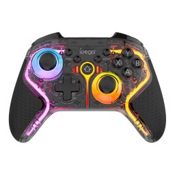 iPega 9666TH vezeték nélküli Gamepad / kontroller Android/iOS/PS3/PS4/PC/N-Switch kompatibilis, RGB, fekete