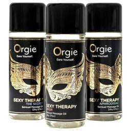 Orgie Sexy Therapy - érzéki masszázsolaj szett (3 × 30 ml)