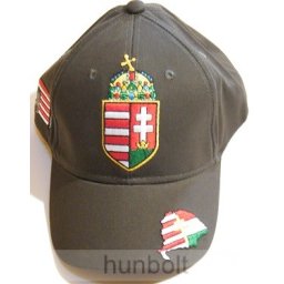 Baseball nagy címeres sötét khaki sapka