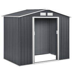 Rojaplast Archer "A" grey fém kerti ház, tároló - 213 x 127 x 195 cm, szürke