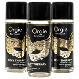 Orgie Sexy Therapy - érzéki masszázsolaj szett (3 × 30 ml)