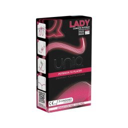 Uniq Lady - latexmentes, hipoallergén női óvszer (3 db)