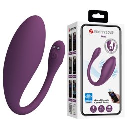 Pretty Love Dora okos prvibrtor - lila, 19,5x3,3cm, 12 md