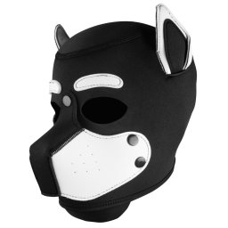 Kutyamaszk Kivehet pofa Neoprn 58 5-61 cm fekete-fehr
