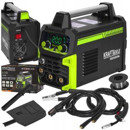 Kraft&Dele MIG/MMA/TIG LIFT, védőgázas IGBT inverteres hegesztőgép, KD1786, 30-200A