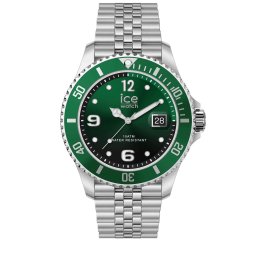 ICE Steel - Zöld ezüst, férfi karóra - 41 mm - (025909)