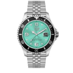 ICE Steel - Fekete türkiz ezüst, férfi karóra - 41 mm - (025913)