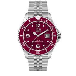 ICE Steel - Bordó ezüst, női karóra - 34 mm - (025915)