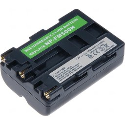 T6 Power akkumulátor a Sony NP-FM500H és NP-FM55H modellekhez, 2280 mAh, 16,4 Wh, USB-C