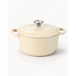 STOWEX Küchen 4 L tapadásmentes lábas fedővel - 24 cm, bézs/krém