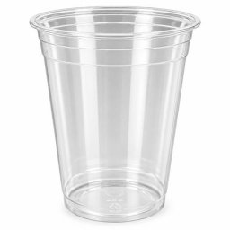 Műanyag shaker és koktélos pohár, 3 dl, 50 db, víztiszta
