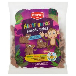 DETKI Kakaós keksz, gyerekeknek, 160 g, DETKI, állatfigurás