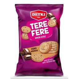 DETKI Omlós keksz, 150 g, DETKI "Tere-Fere", csokoládé darabokkal