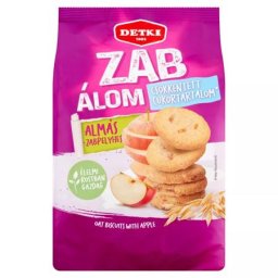 DETKI Omlós keksz, 150 g, DETKI "Zabálom", almás-zabpelyhes