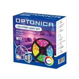 Optonica Bluetooth zene LED szalag 60Led/m 8W/m 12V 5050 RGB 5m SZETT 4330