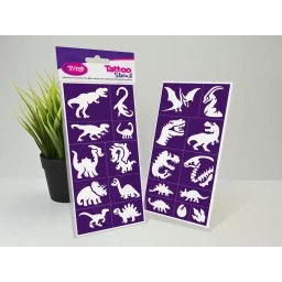 Sablonok, Dinosaurs, Dinoszauruszok sablon szett, min. 20 minta