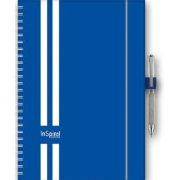 DAYLINER Naptár, tervező, A5, heti, DAYLINER, "InSpiral GT", kék-fehér