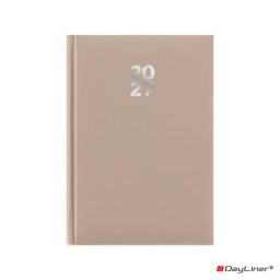 DAYLINER Naptár, tervező, A5, heti, DAYLINER, "Pannon", natúr