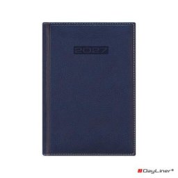 DAYLINER Naptár, tervező, A5, napi, DAYLINER, "Sherwood", kék