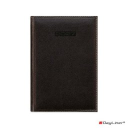 DAYLINER Naptár, tervező, B5, heti, DAYLINER, "Sherwood", fekete