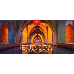 DAYLINER Naptár, asztali, álló, DAYLINER "Európa"