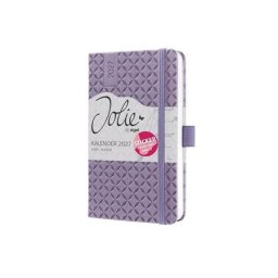 SIGEL Naptár, A6, heti, 2027, kemény borító, SIGEL "Jolie", Lavender Purple