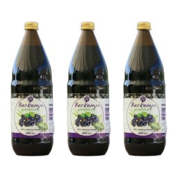 Mannavita Fekete Berkenye gyümölcslé 100%-os, 3X1000 ml
