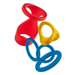 Dreamtoys Pniszgyr szett llthat nylkony szilikon vzll 3.2-7.5 cm tbb mret fekete