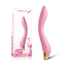 Flamingo Vibrtor G-pont s csikl stimull 22 cm vilgos rzsaszn