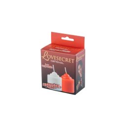 Lovesecret Sensual Gyertyk alacsony olvadspont gyertyajtk 2 db piros, fehr