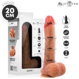 Mr Intense Dild Realisztikus Szilikon Tesztikules 20 cm Fekete