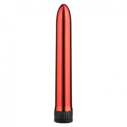 Vibrátor sima felületű, fokozatmentes vörös 18 cm