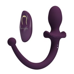Pretty Love Anál plug Rezgő, 12 mód, távirányítós Lila
