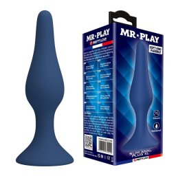 Mr Play Anál plug progresszív kényelmes széles alap szilikon kék XL