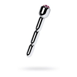 Toyfa Urethral plug Elegáns, kényelmes 7 cm ezüst piros kristály