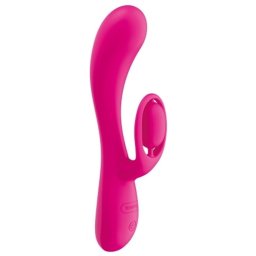 Vibrátor Rezgő 10 mód Újratölthető Vízálló 12 cm szilikon fekete
