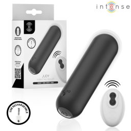 Intense Vibráló golyó Távirányítós, USB újratölthető Fekete 75 mm